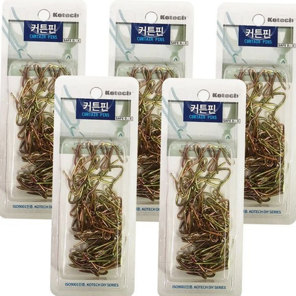 봉걸이 커튼 핀 고리 커텐 핀 부자재 부속품 - 상품 이미지
