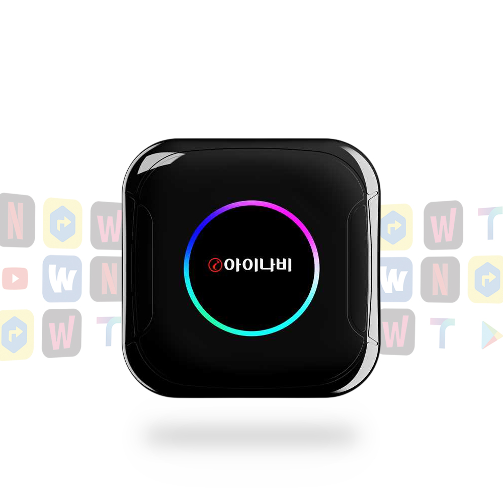 아이나비 카플레이 무선 안드로이드오토 올인원 ios 아이폰 애플 ICP-100 티맵 OTT - 상세 이미지 2
