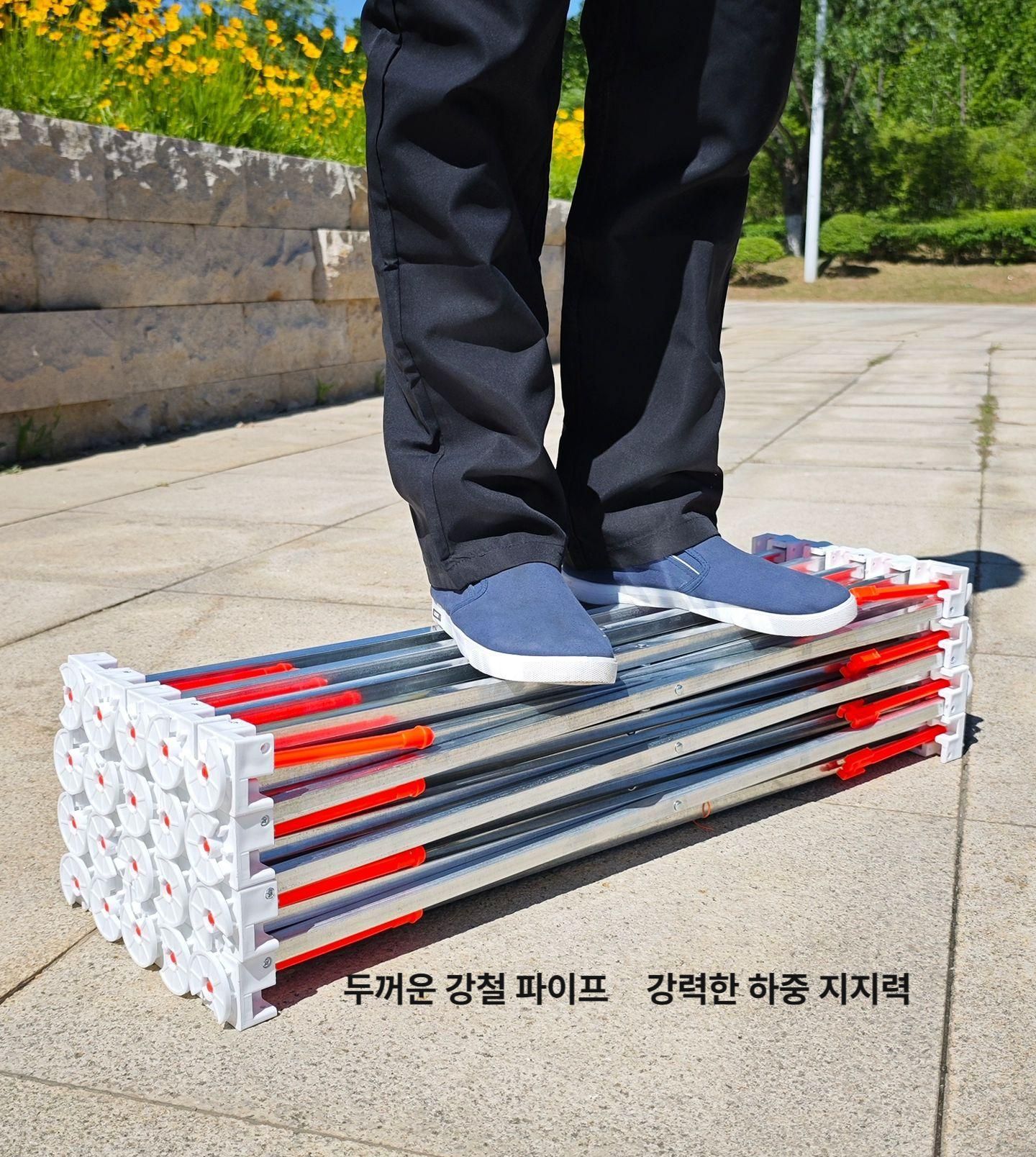 포토월 거치대 프레임 이동식 걸이대 디스플레이 야외 철제 전시부스 행사 무대 광고판 포토존 - 상세 이미지 4