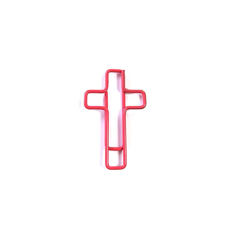 십자가 클립 집게 교회 기독교 굿즈 용품 사무용품 미니집게 고정클립 페이퍼클립 종이클립 - 상세 이미지 3