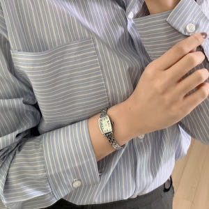 가이거 여성 메탈 손목 시계 미니 스퀘어 데일리 GE1234 솔직 후기 | 실사용자 리뷰 분석 - 상품 이미지 2