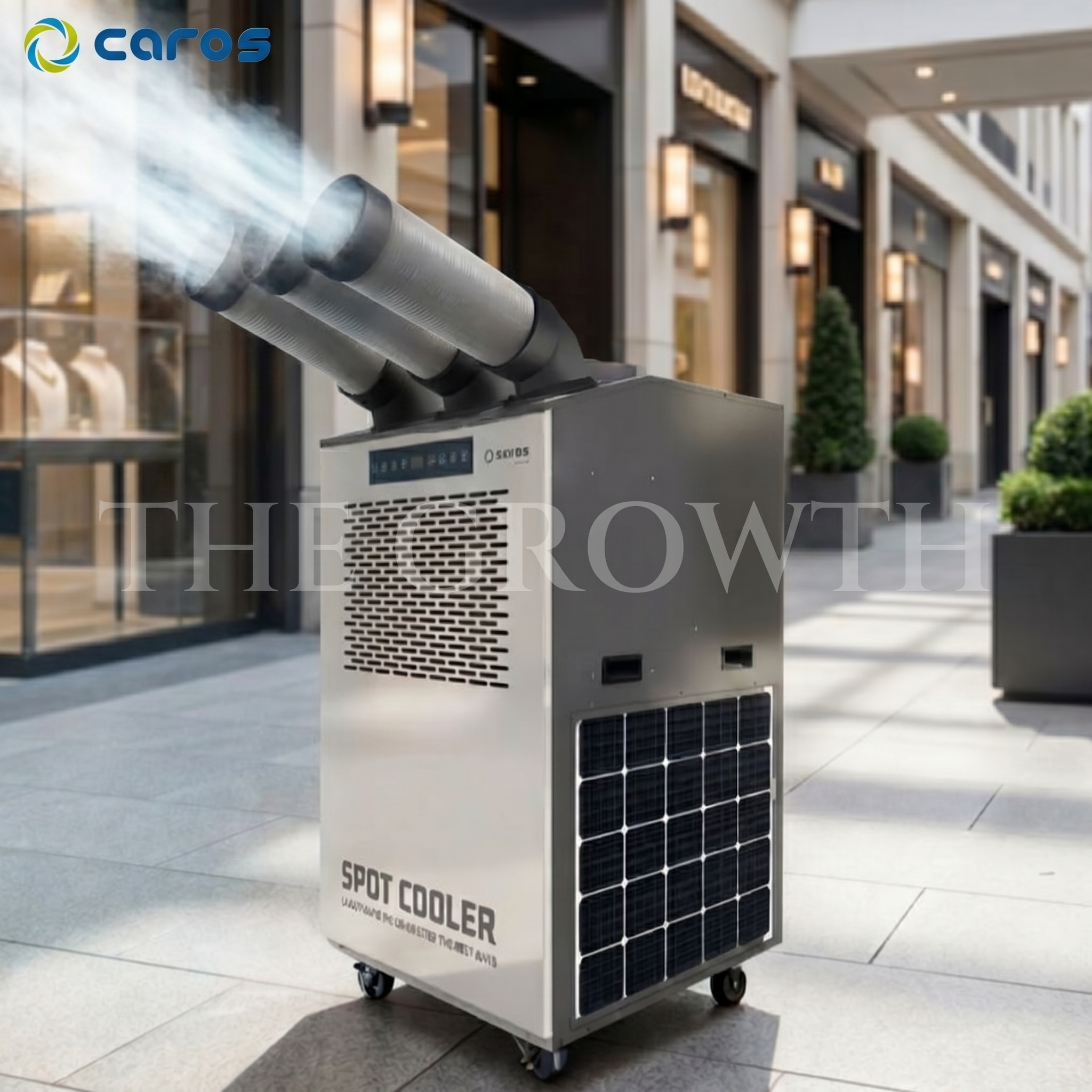 코끼리냉풍기 산업용냉풍기 공업용 캐로스 3구 대형 7200W CPC-F7400G - 상품 이미지
