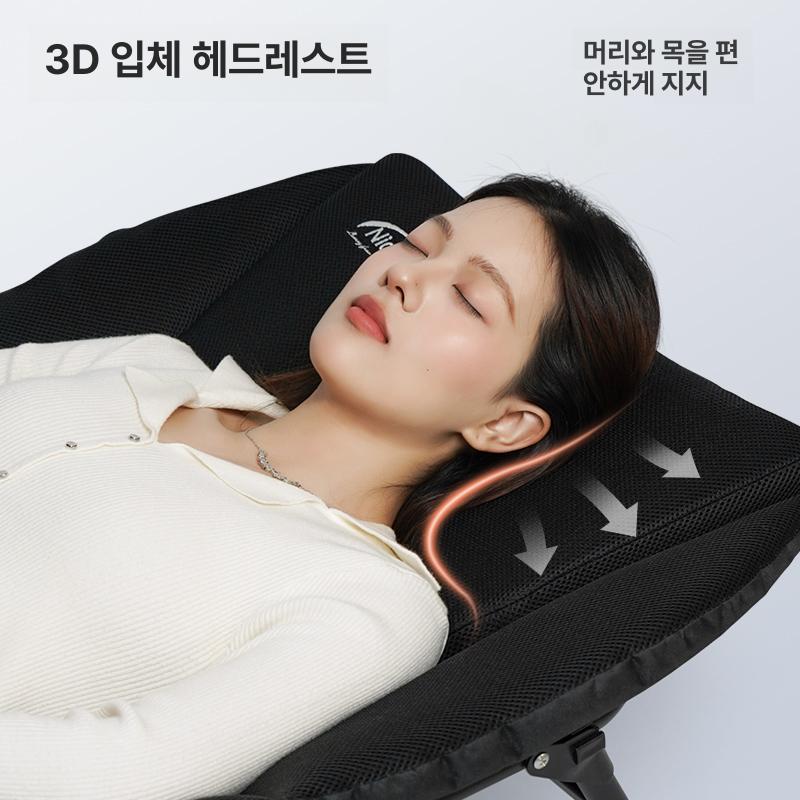 접이식 야전침대 캠핑 휴대용 베드 와이드 싱글 코트 원터치 캠핑베드 차박용품 - 상세 이미지 4