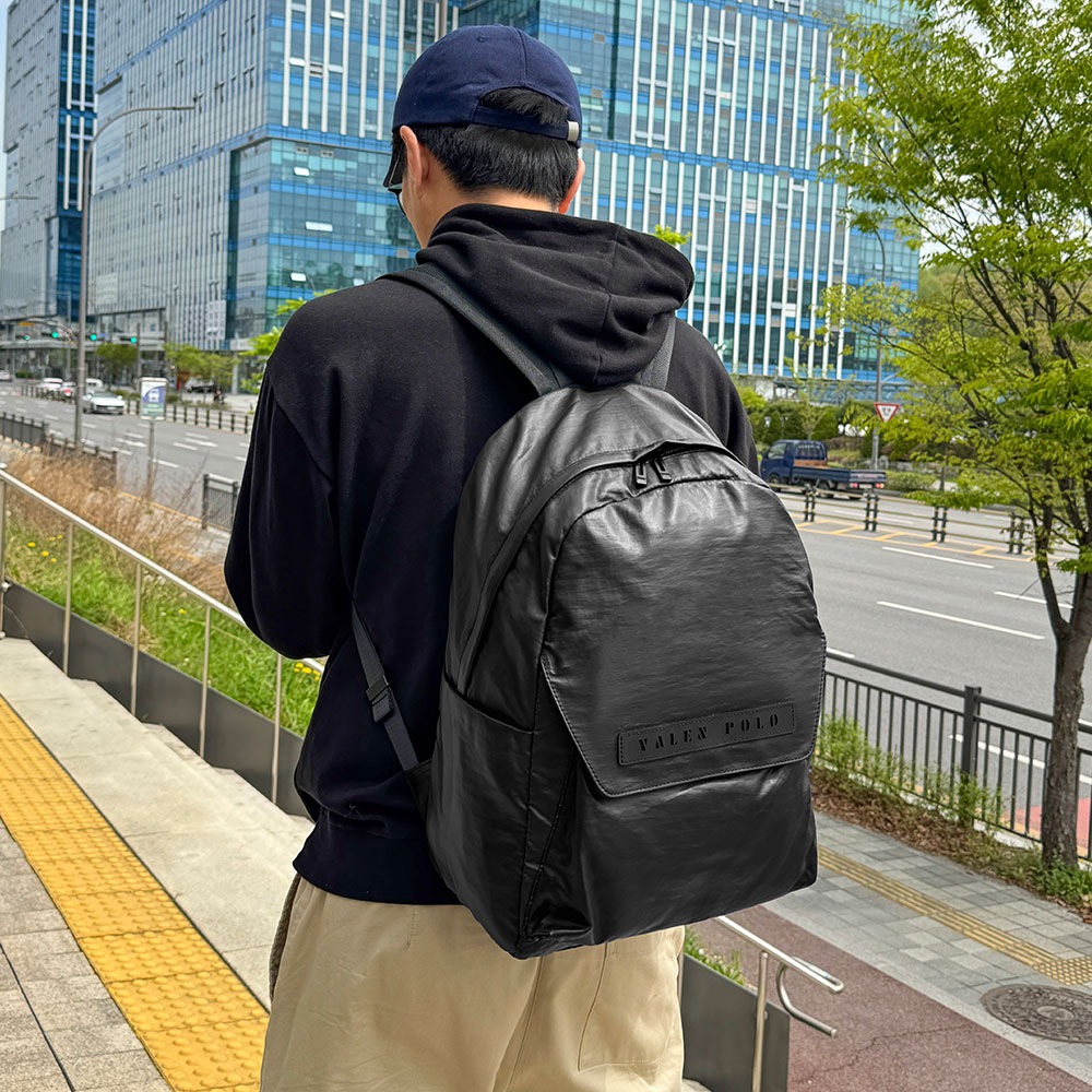 심플한 방수 백팩 가벼운 경량 배낭 여대생 직장인 백팩 엄마 여행 등에메는 가방 - 상세 이미지 3