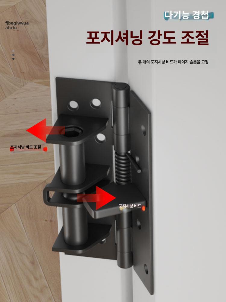 자동닫힘 도어클로저 경첩 철문 스테인리스 자동문 스프링 힌지 스토퍼 - 상세 이미지 2