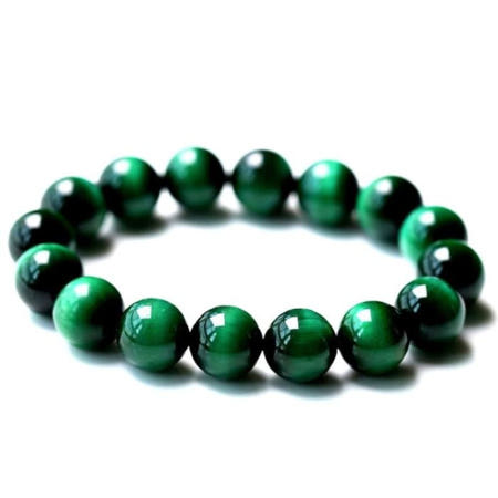 LUNALUCE 천연 원석 공작석 12mm 미리 염주 구슬 커머스픽301