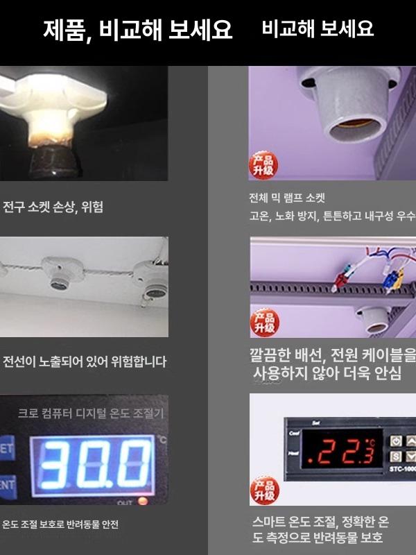 도마뱀 사육장 파충류 키우기 게코 뱀 거미 테라리움 아크릴 케이지 브리딩 박스 - 상세 이미지 4