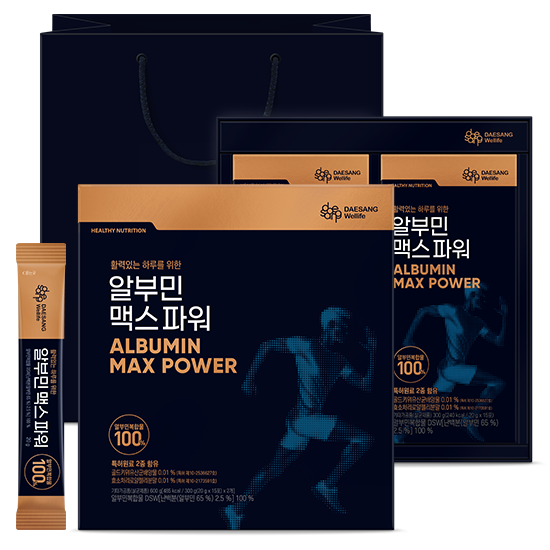 웰라이프 알부민 맥스 파워 SET 20g (15포x2입) - 상품 이미지