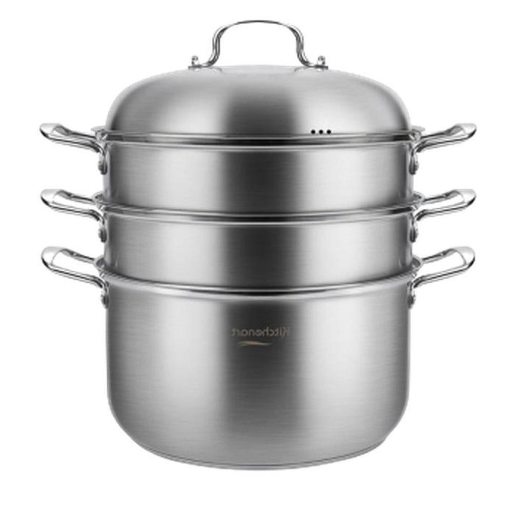 IH 3단찜기 곰솥냄비 분리형 찜판 스텐 32cm