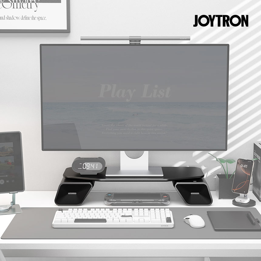 조이트론 컴퓨터 스피커 PC 게이밍 사운드바 모베이스 모니터받침대 블루투스 겸용 이미지 6