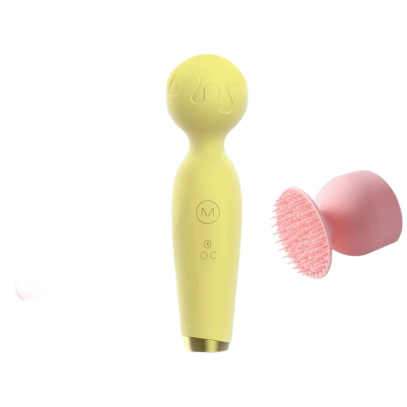 휴대용 마사지기 진동 실리콘 무선 안마기 워터프루프 페이셜 컴팩트 바디케어 - 상품 이미지