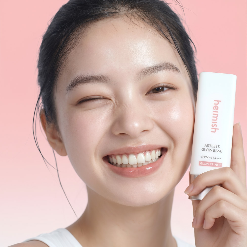 헤이미쉬 아트리스 글로우베이스 SPF50+ PA++++ 40ml / 메이크업베이스 선크림 펄베이스 - 상세 이미지 3