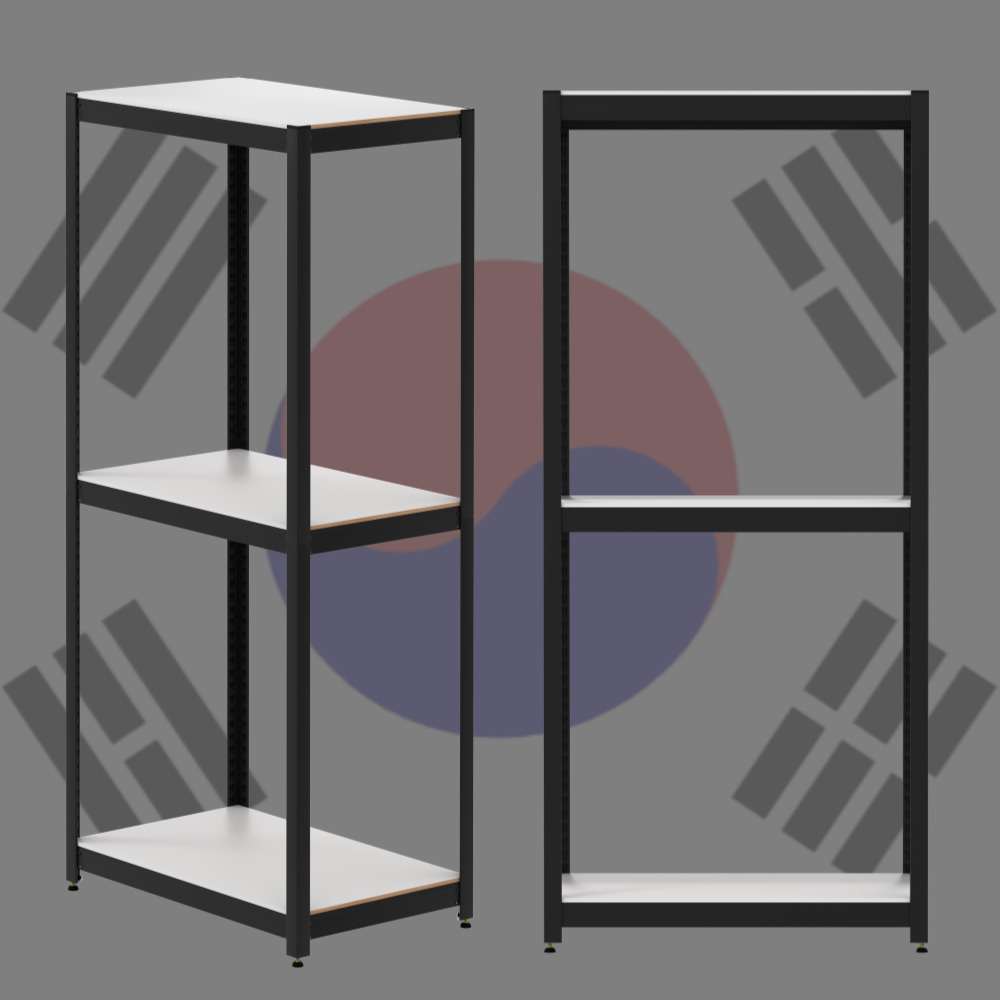 높이 2100 mm 210 cm 3단 수납장 가로 1200 깊이 700 화이트 높이 조절 공작소 조립식 철제 수납가구 에어컨 코스트코 큰 콘솔장 제작 가구 - 상품 이미지