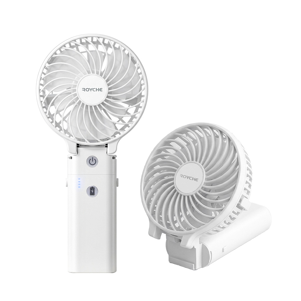 로이체 핸디 손 선풍기 거치대 클립형 폴딩 보조배터리 겸용 RHF-310 - 상세 이미지 4