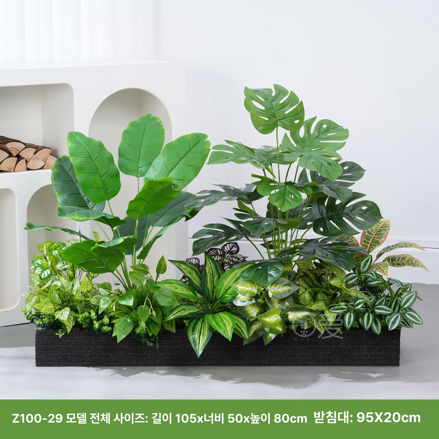 열대 인조화초 코코넛나무 모형 조경 가드닝 페이크 대형 선인장 장식 조화 테라스 플랜트 - 상세 이미지 3