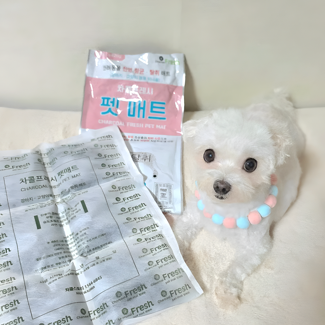차콜프레시 참숯 탈취 매트 강아지 고양이 방석 쿠션 내부용 이미지 6