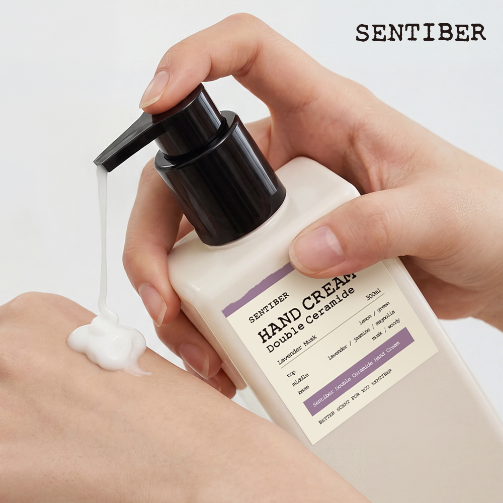 1+1 센티베르 퍼퓸 대용량 핸드크림 300ml 세라마이드 핸드로션 고보습 향좋은 선물세트 - 상세 이미지 3