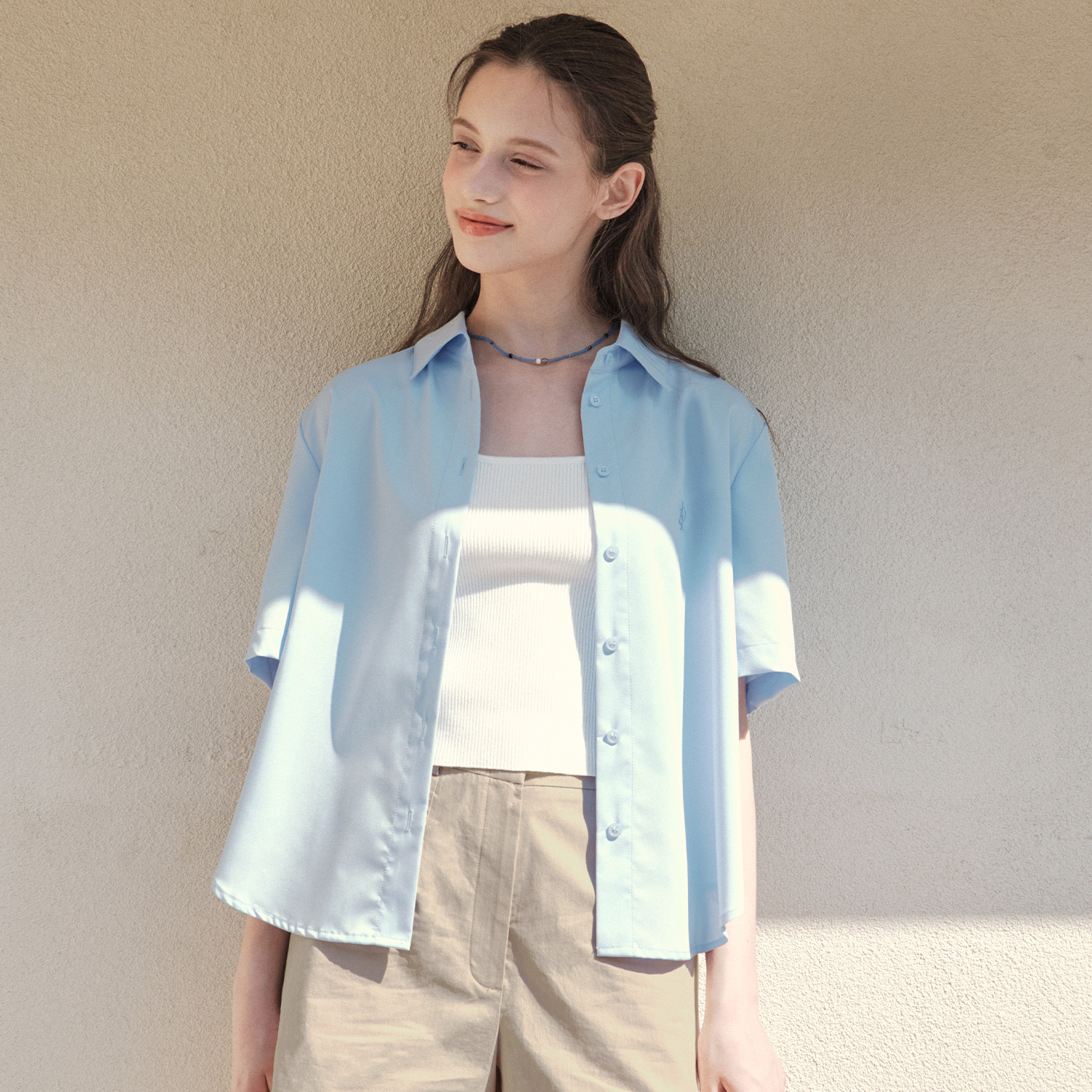 [제로스트릿][4컬러] 반팔 링클 프리 셔츠 SHORT SLEEVE WRINKLE FREE SHIRT 이미지 4