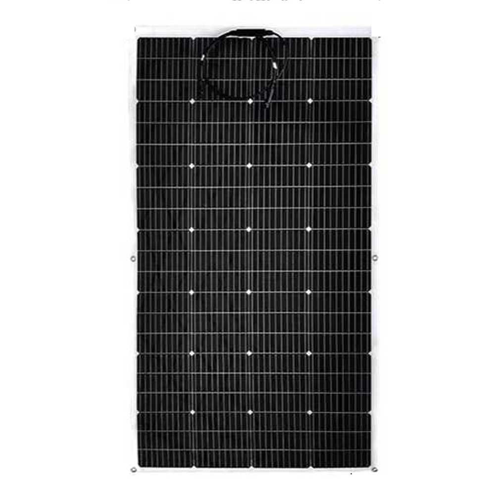 플렉시블 태양광 패널 야외 전지 방수 고효율 캠핑카 100W + 12V 컨트롤러 - 상품 이미지