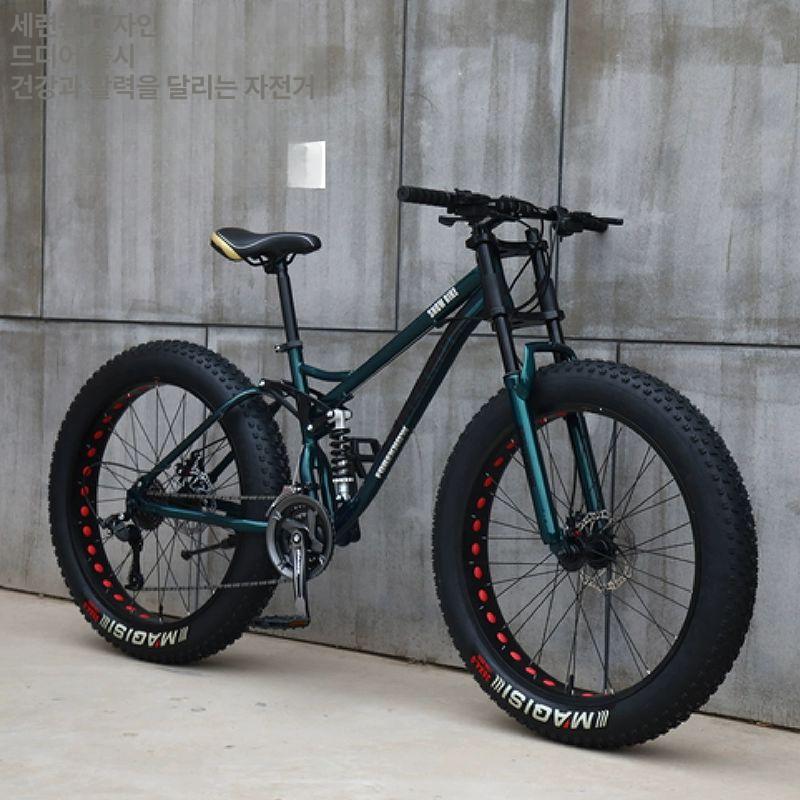 팻바이크 타이어 광폭 입문용 자전거 와이드 성인용 산악용 MTB 두꺼운 - 상세 이미지 5