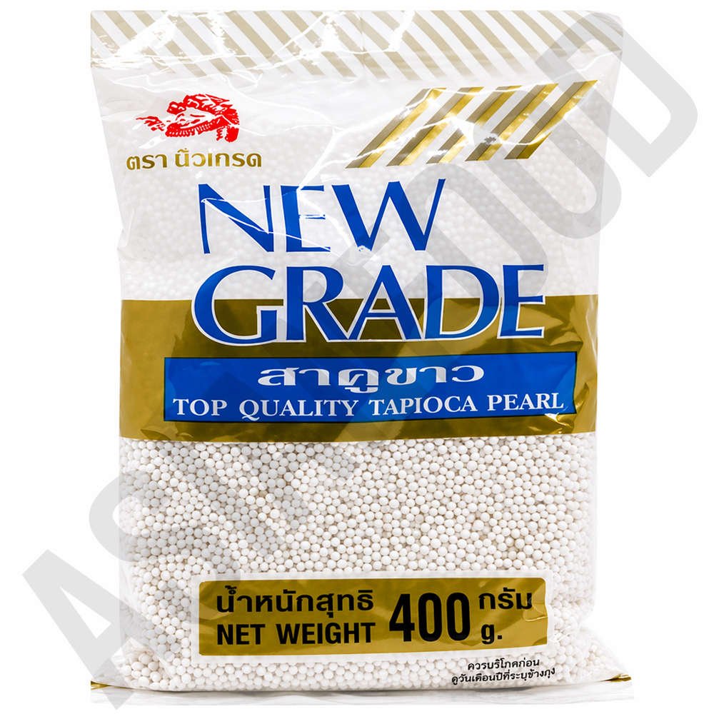 태국 뉴그레이드 타피오카 펄 화이트사고 홍콩식화채망고재료 400G 20개입 박스 아시안푸드 - 상품 이미지