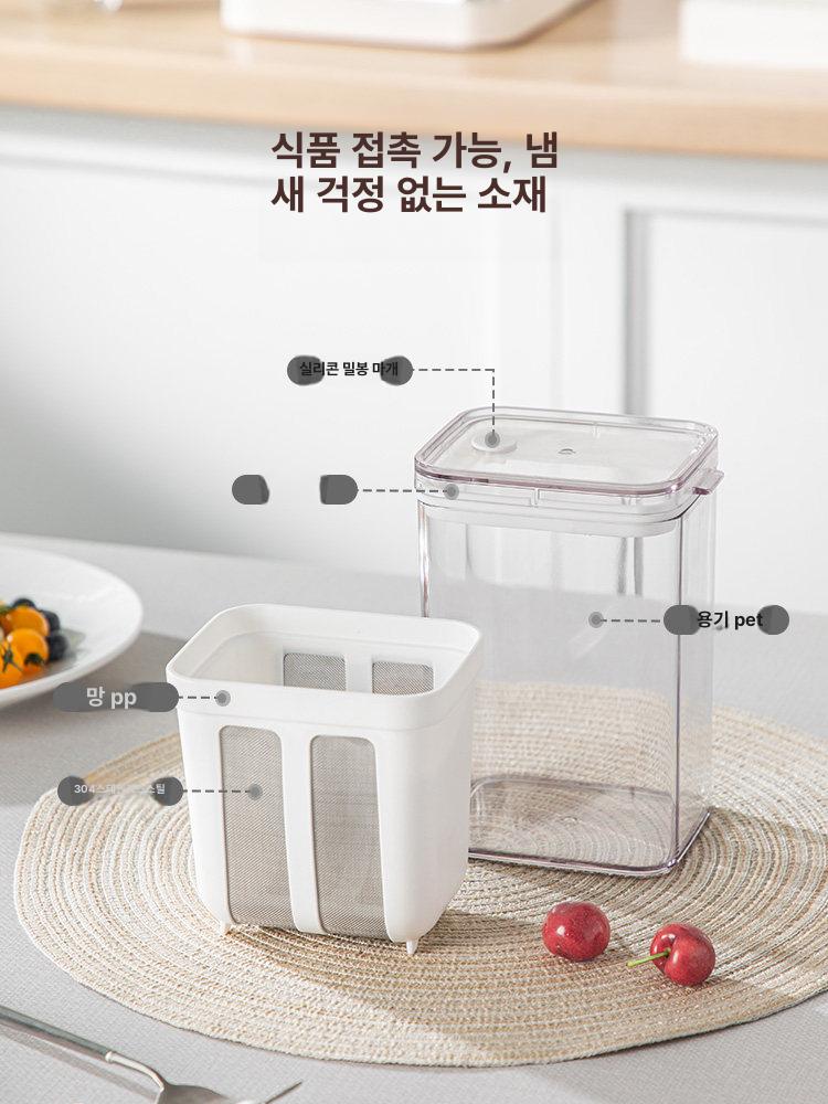 그릭요거트 제조기 대용량 유청분리기 메이커 꾸덕 압착기 물기빼기 스텐 - 상세 이미지 5