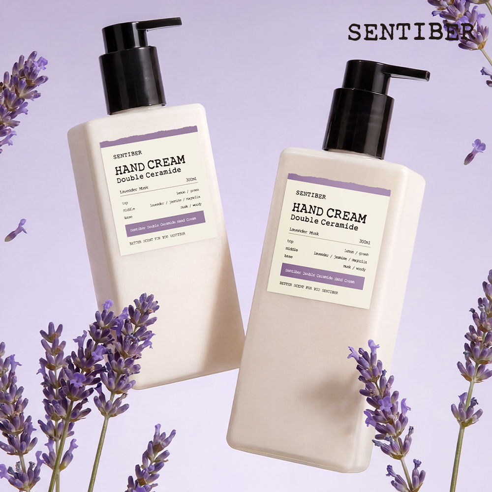 1+1 센티베르 퍼퓸 대용량 핸드크림 300ml 세라마이드 핸드로션 고보습 향좋은 선물세트 - 상세 이미지 2