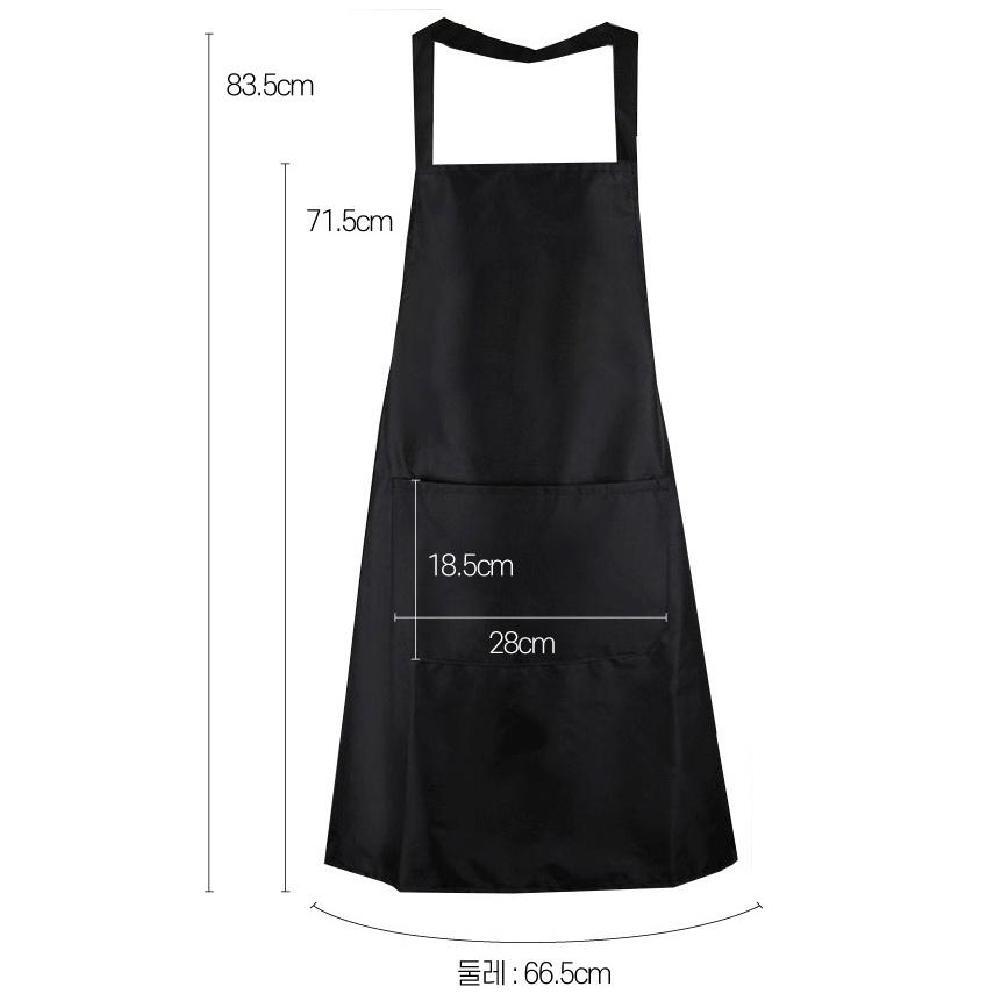 방수 앞치마 남여공용 소량 대량 인쇄 카페 바리스타 어린이집 식당 공방 단체 앞치마 이미지 7