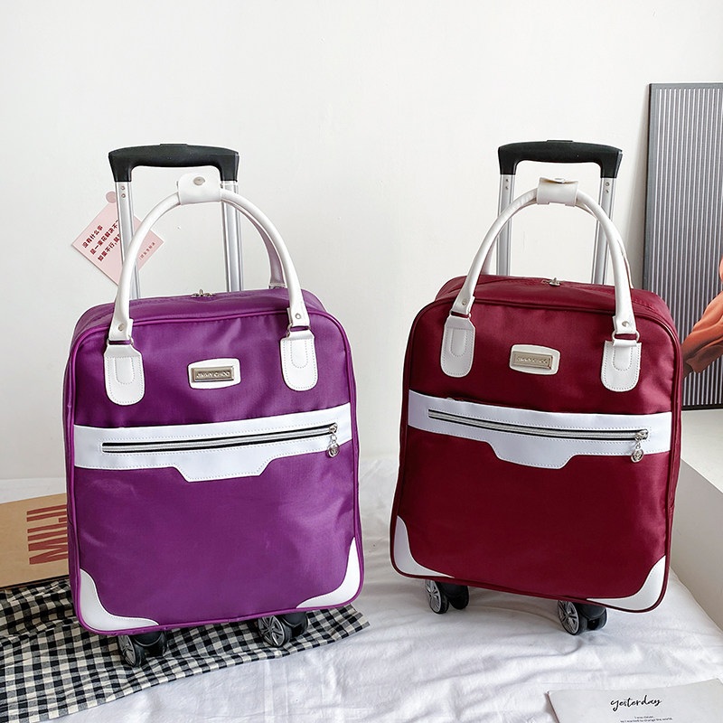 여행용 경량 손잡이 튼튼한 고품질 방수 천 소재 확장형 소프트 폴딩 바퀴형 이동식 다용도 - 상세 이미지 3