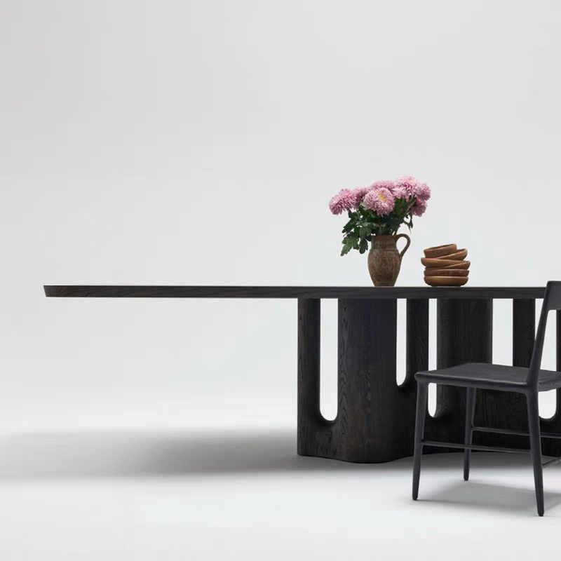 닌 다이닝 테이블 식탁 애쉬우드 블랙 Nin Dining Table - 상세 이미지 4