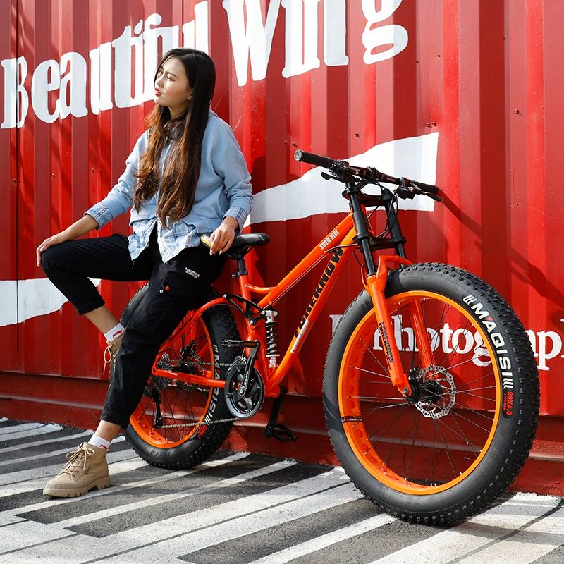 팻바이크 타이어 광폭 입문용 자전거 와이드 성인용 산악용 MTB 두꺼운 - 상품 이미지