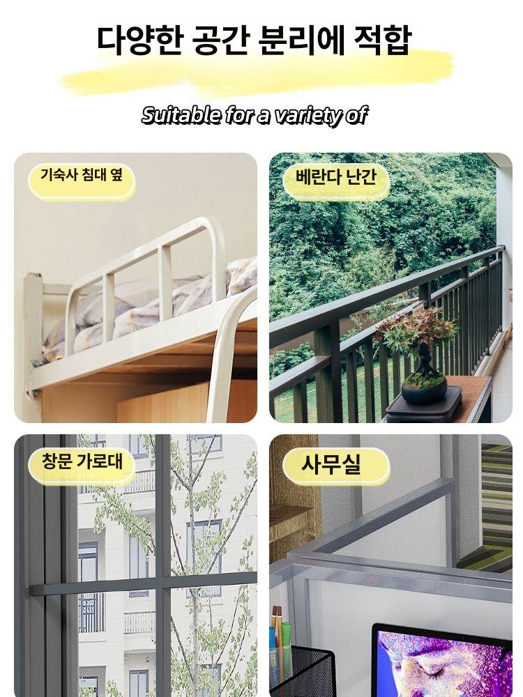 스마트 침대 사이드 걸이 틈새 공간활용 철제 선반 이동식 거실 베드 협탁 쇼파 접이식 - 상세 이미지 5