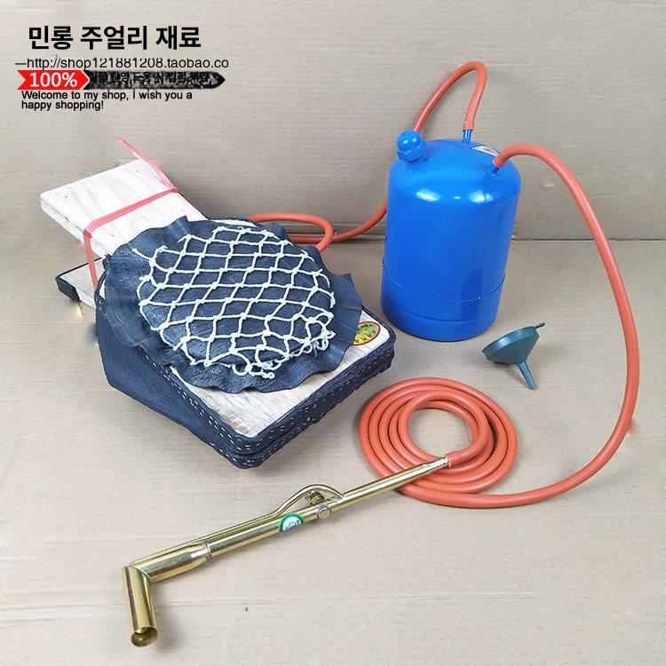 가죽 도구세트 공방 diy 공예 패키지 조각용 압착 핸드메이드 레더크래프트 키트 툴 - 상세 이미지 5