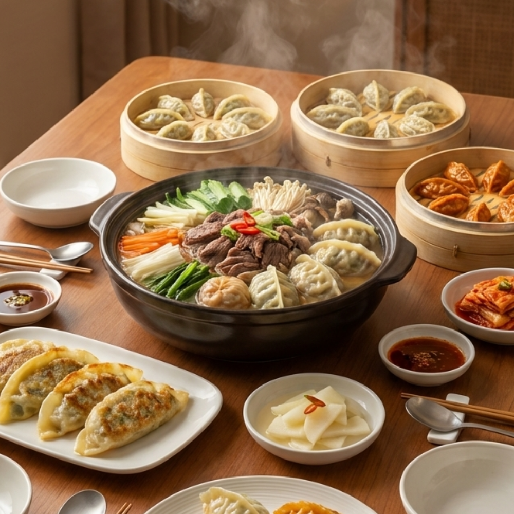 막걸리안주 닭가슴살 매운김치갈비만두 안주추천 만두고르는법
