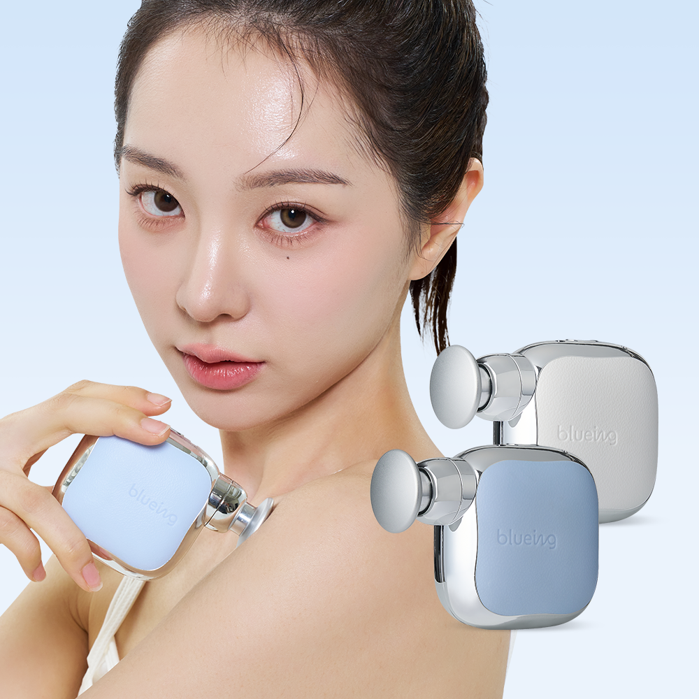 블루잉 미니 마사지건 포켓비트 초경량 무선 BLDC 저소음 휴대용 마사지기 - 상품 이미지