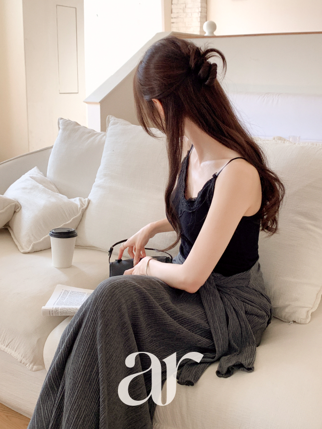 V넥 레이스 캡 나시 ts5000 이미지 4