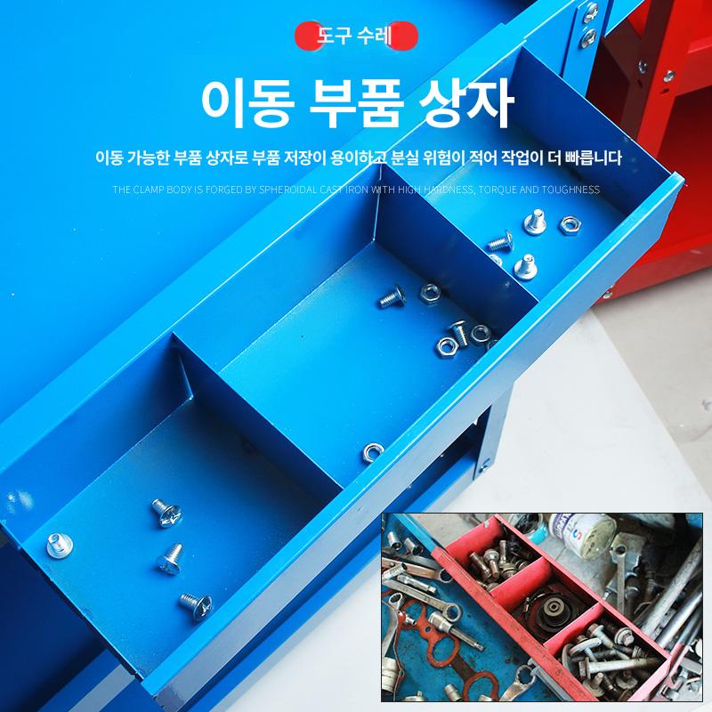 용접도구카트 이동식선반 작업운반기 용접기트롤리 알곤 수레 캐리어 - 상세 이미지 4