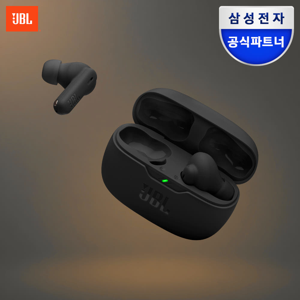 삼성공식파트너 씨앤에이치 삼성전자 JBL WAVE BEAM2 블루투스 이어폰 노이즈캔슬링 커널형 블랙