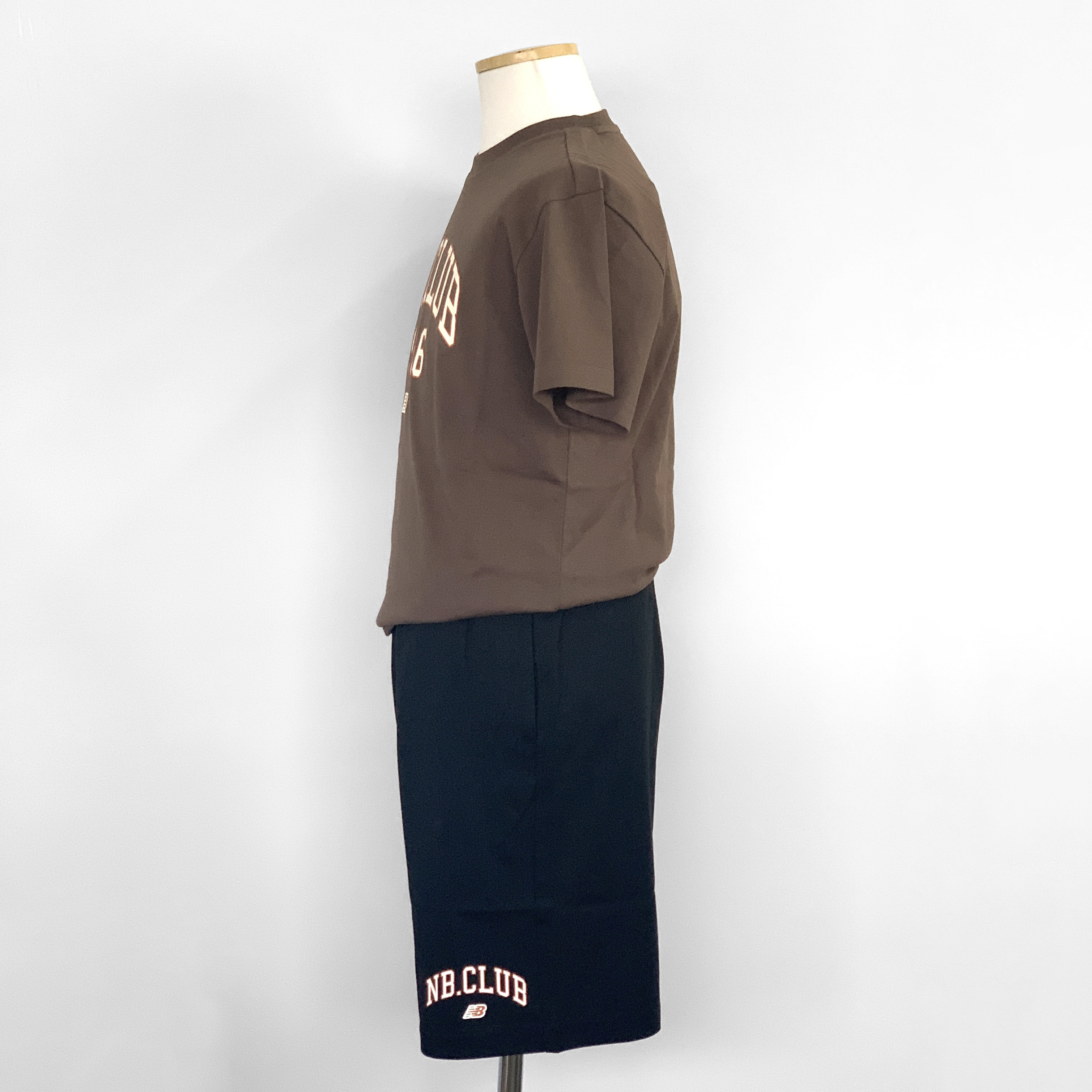 [국내매장판] 뉴발란스 키즈 여름 시원한 반팔 상하복 세트 브라운블랙, 160 - 상세 이미지 3