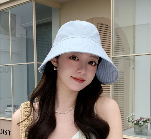 여름 벙거지 챙모자 챙넓은 보닛햇 휴양지 바캉스 산책 비치 여행 중년 버킷햇 - 상세 이미지 4