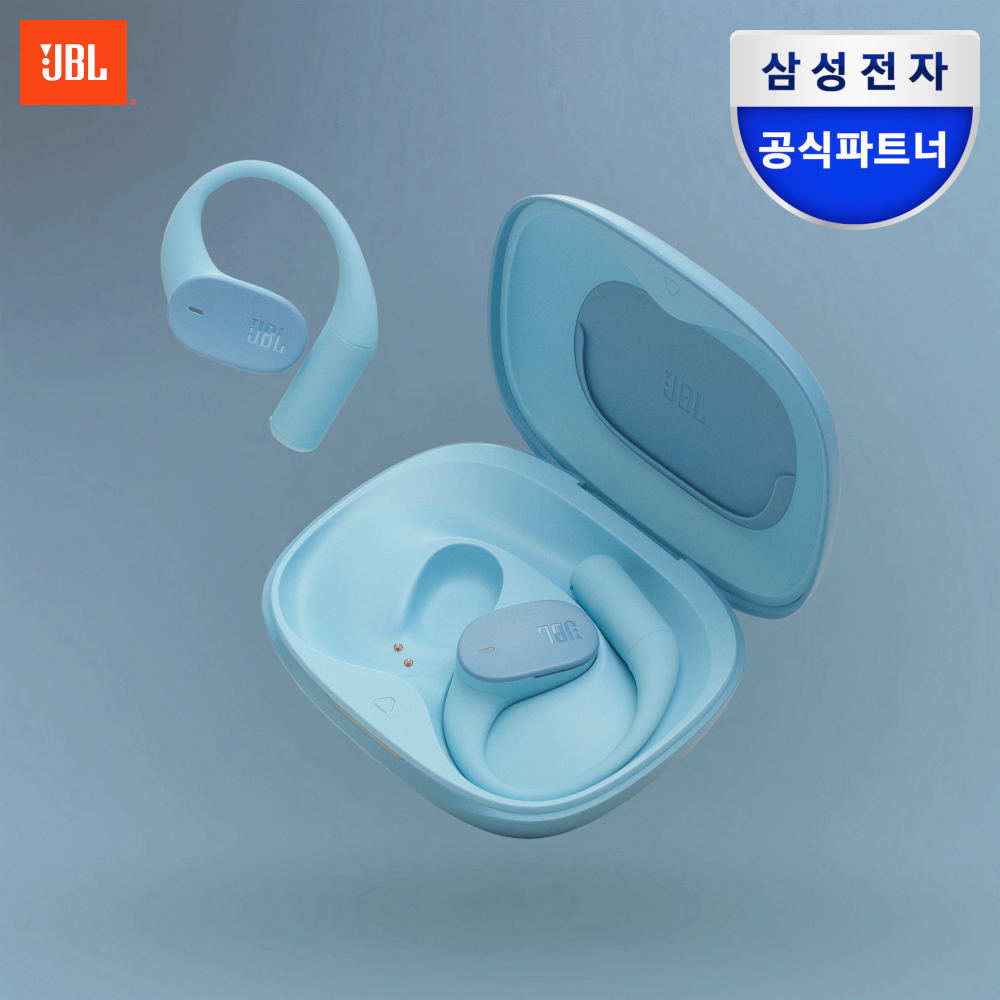 삼성전자 JBL SENSE LITE 블루투스 이어폰 오픈형 스포츠 러닝 블루