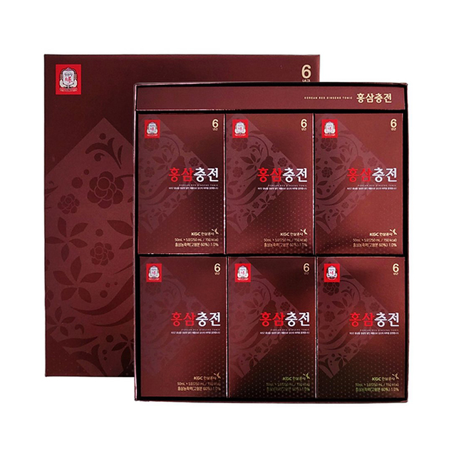 정관장 홍삼충전 50ml x 30포 쇼핑백포함 / 6년근 홍삼 농축액 진액 명절 선물 - 상품 이미지