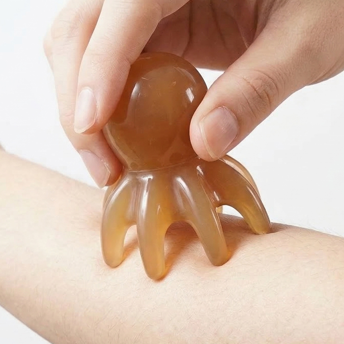 탈모에 좋은 문어 두피 괄사 마사지기 - 상세 이미지 2