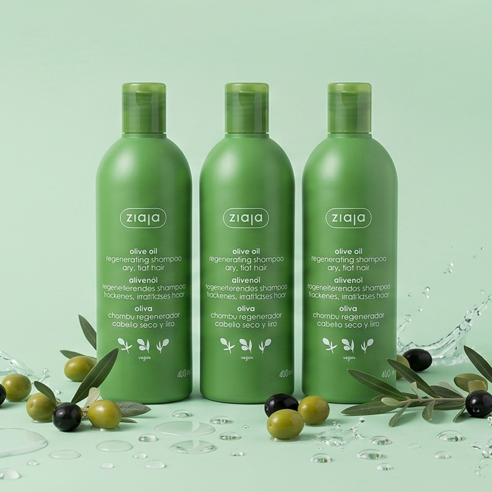 지아자 내추럴 올리브 비건 샴푸 400ml 온가족 사춘기 두피샴푸 , 3개 - 상품 이미지