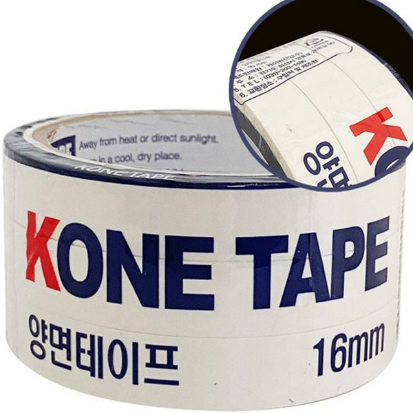 강력 양면 테이프 포장용 사무용 양면 테이프 다용도 가정용 16mm - 상품 이미지