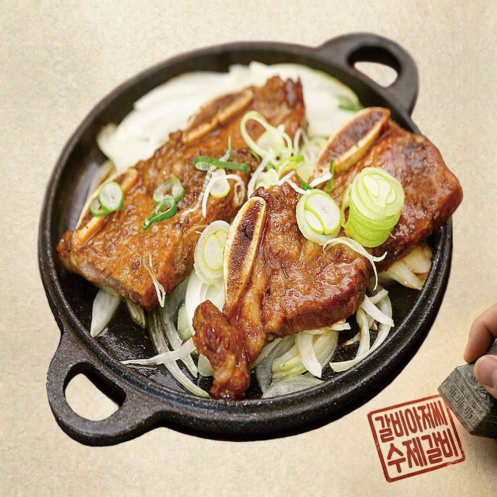 갈비아저씨 수제 양념 LA갈비 꽃갈비 600g, 1개 - 상세 이미지 4
