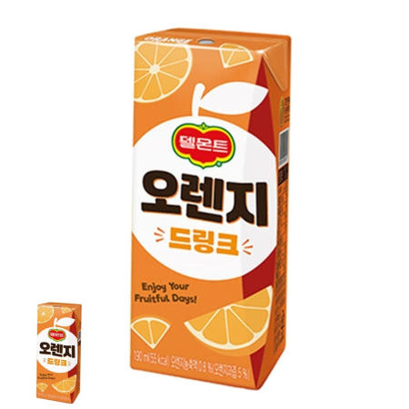 델몬트팩 오렌지 190ml (24팩)