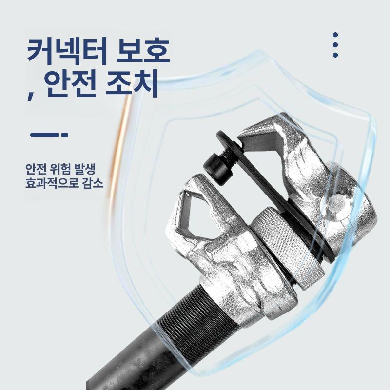 유압 자키 쇼바 스프링 압착기 자동차정비 카센터 분해공구 코일스프링 압축기 유압잭 - 상세 이미지 4