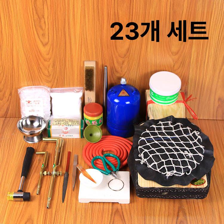 가죽 도구세트 공방 diy 공예 패키지 조각용 압착 핸드메이드 레더크래프트 키트 툴 - 상세 이미지 2