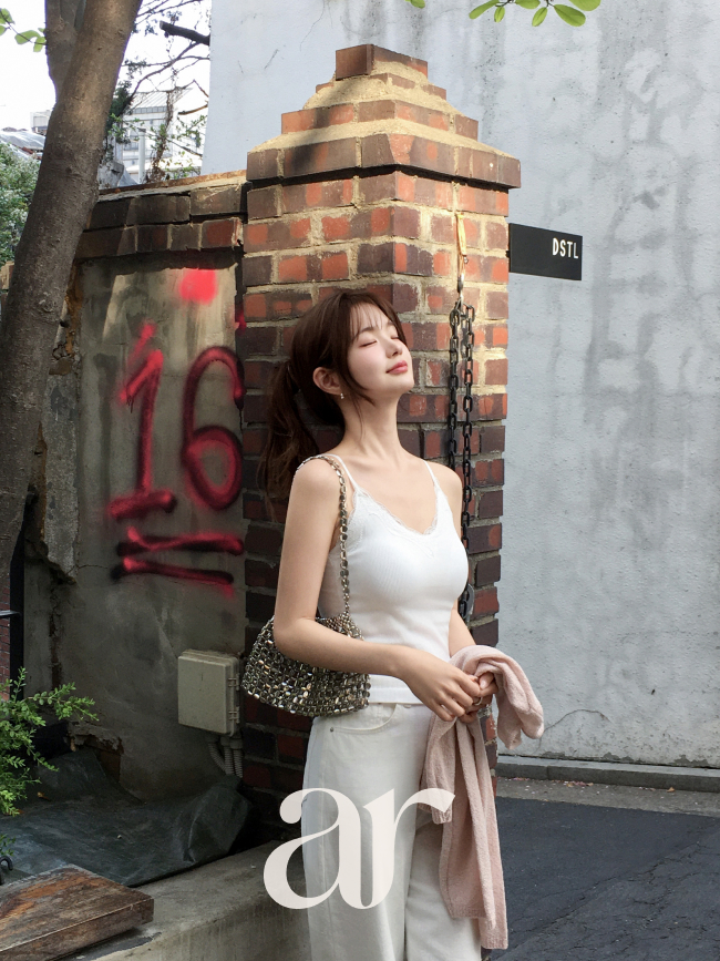 V넥 레이스 캡 나시 ts5000 이미지 2